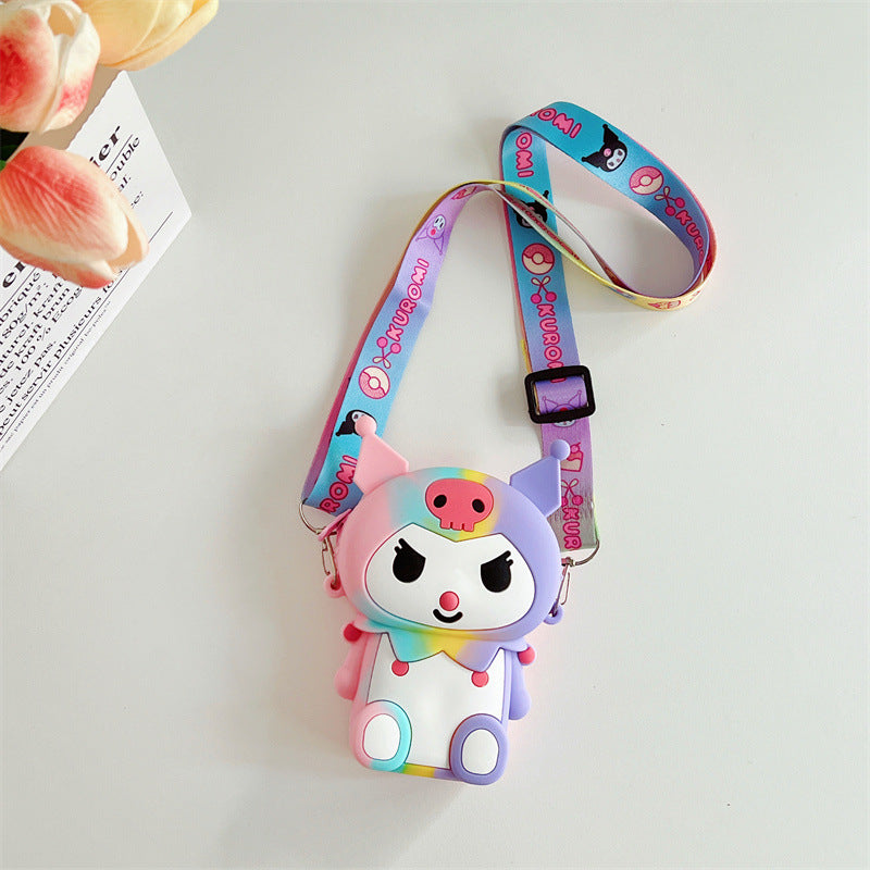 Stall Cartoon Silicone Soft Western Style Backpacks