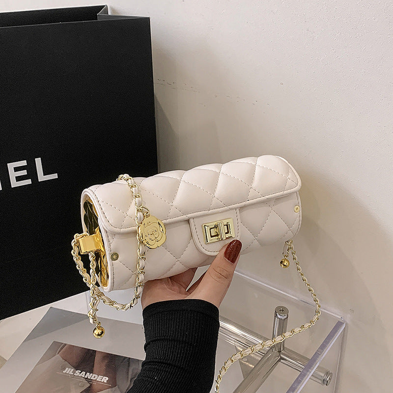Classic Style Round Cylindrical Mini Versatile Phone Bags