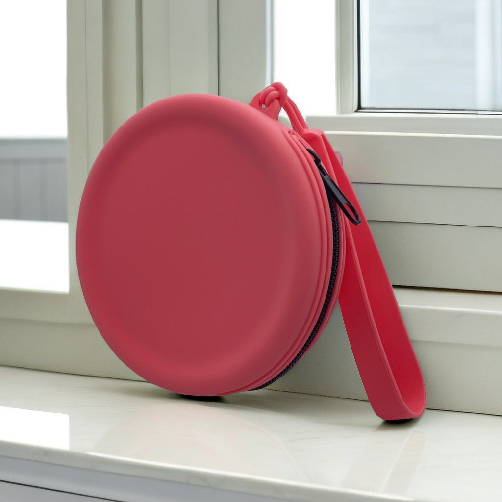 Innovative Adult Earphones Jewelry Simple Round Bags