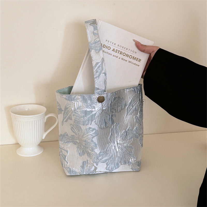Korean Style Fabric Three-dimensional Pattern Hand Makeup Bag