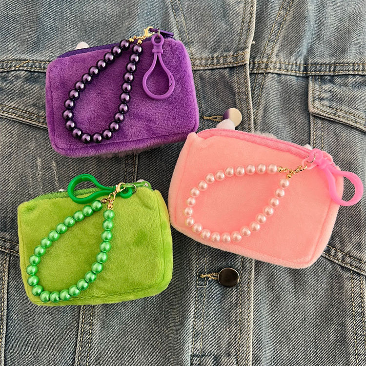 Cute Monster Plush Cartoon Girlish Ugly Doll Coin Purses