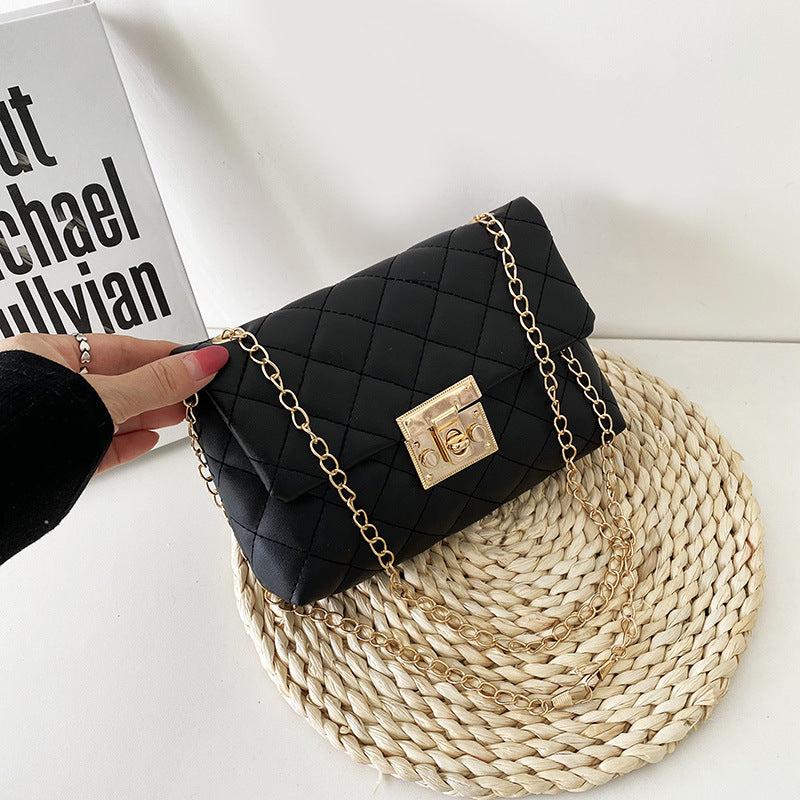 Women's Fashion Rhombus Embroidered Elegant Graceful Women's Shoulder Bag