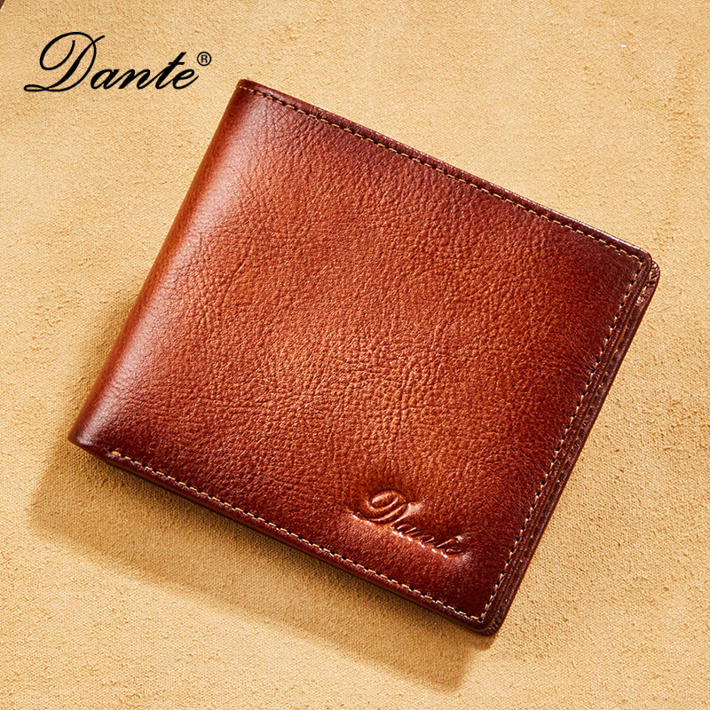 Men's Elegant First Layer Cowhide Leather Men's Wallets
