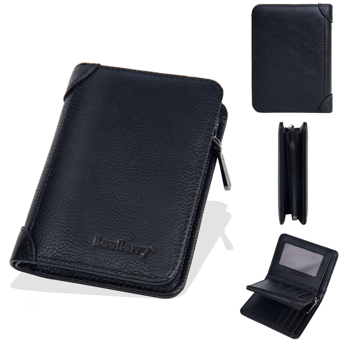 Men's Retro Short Business Multiple Slots Large Capacity High Men's Wallet
