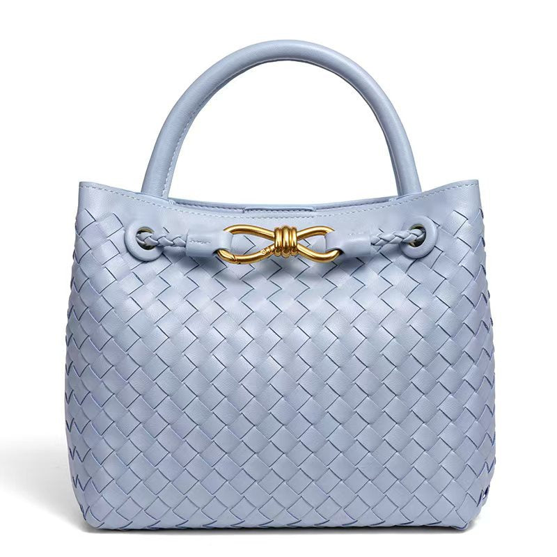 Women's Bow Hand-woven Simple Portable Classic Style Women's Shoulder Bag