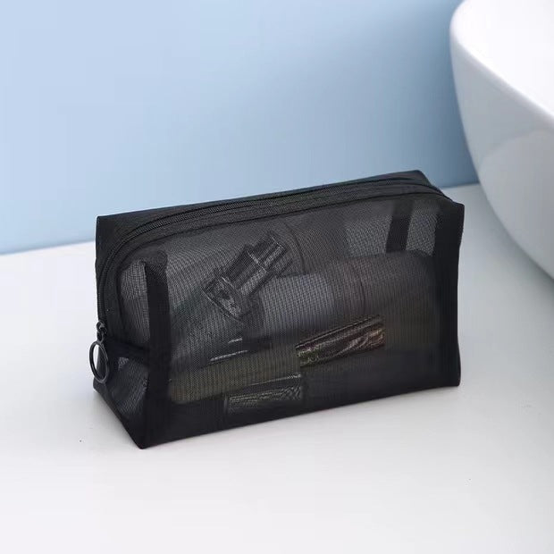 Women's Style Mesh Portable Mini Storage Cosmetic Bags