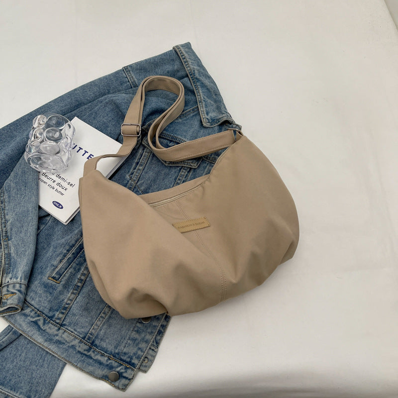 Women's Summer Canvas Fashionable Korean Style Dumpling Women's Messenger Bag