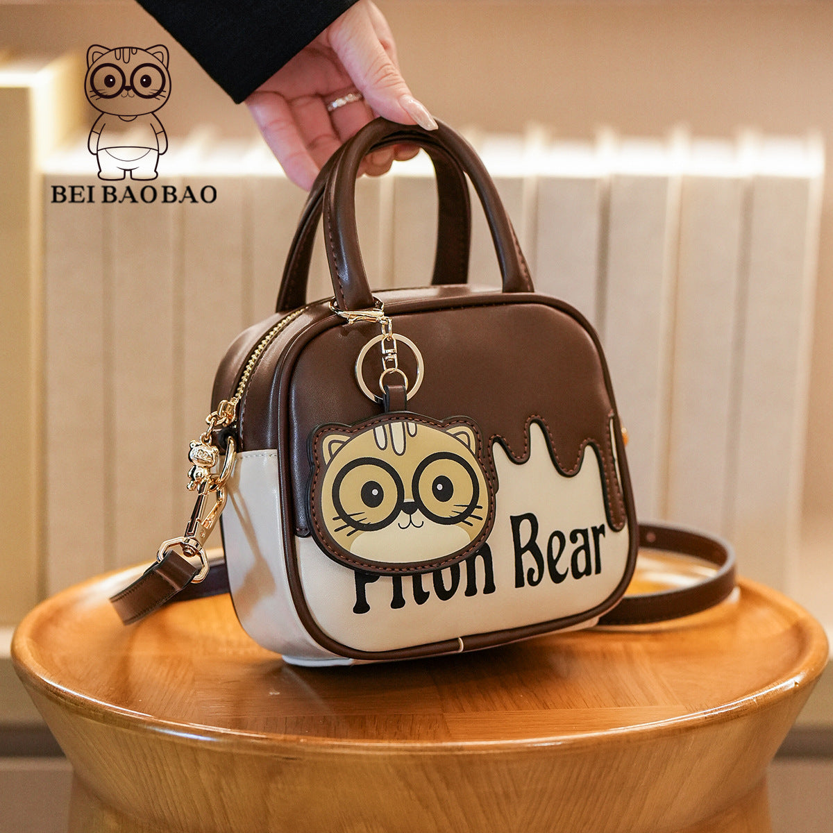 Women's Source Cartoon Fashion Commuter Niche Mobile Small Square Bags