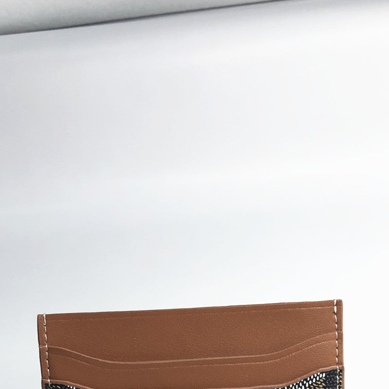 Women's & Men's & Credit Dog Teeth Elegant Clamp Card Holder