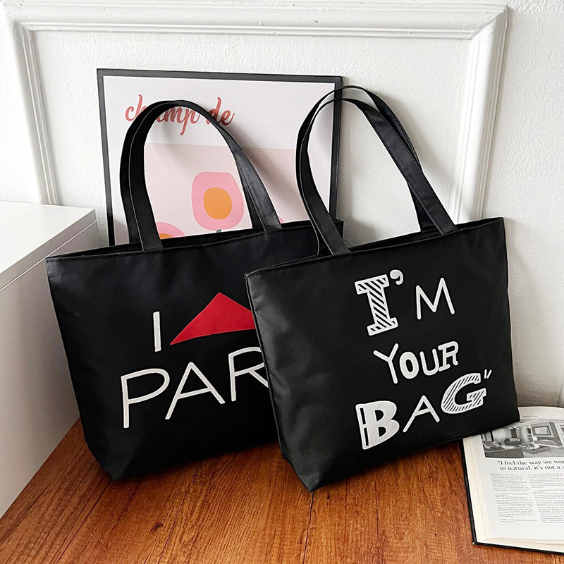 Women's Large Capacity Printed Fashion Canvas Portable Women's Shoulder Bag
