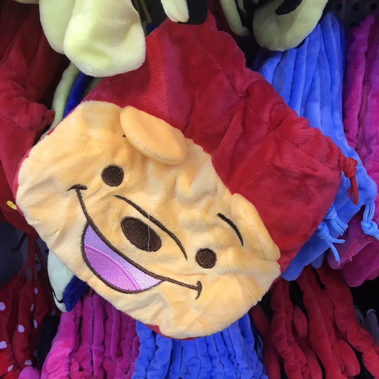 Women's & Men's & Plush Cute Drawstring Korean Mobile Coin Purses