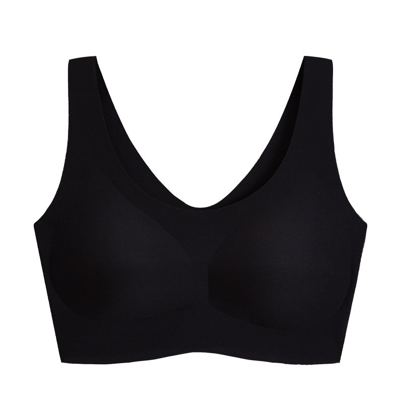 Women's Back Big Chest Small No Steel Bras