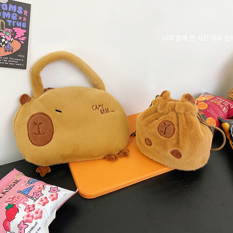 Water Guinea Pig Plush Girlish Lovely Handbags