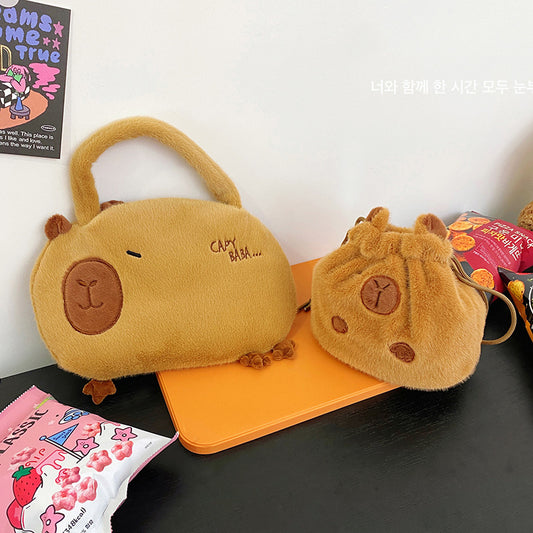 Water Guinea Pig Plush Girlish Lovely Handbags