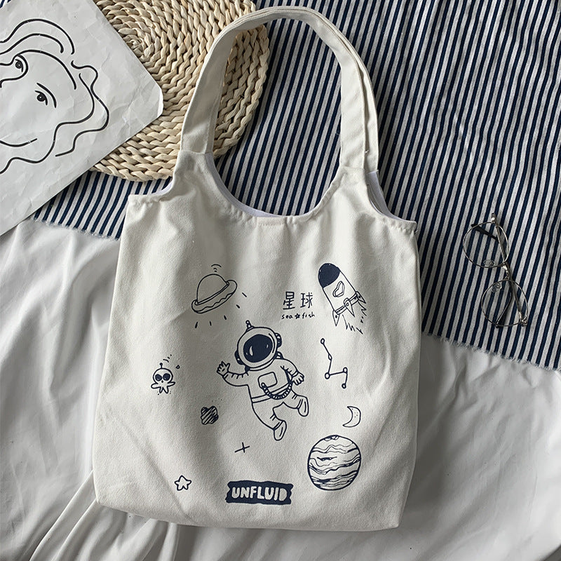 Female Fruit Orange Artistic College Simple Portable Shoulder Bags