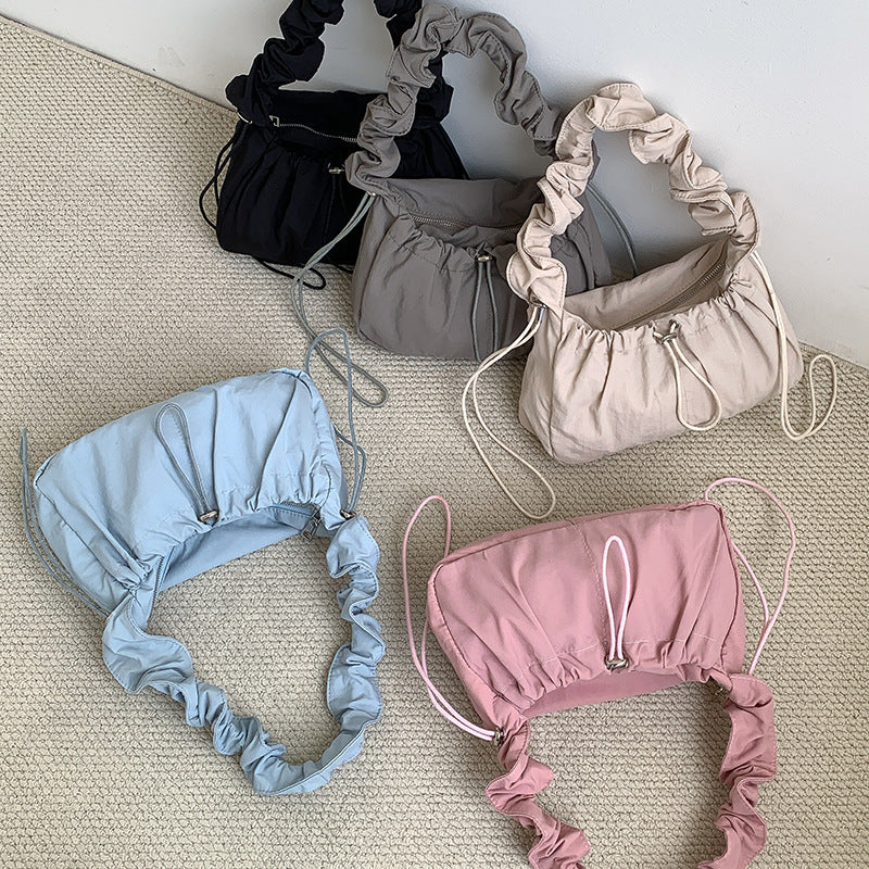 Pleated Underarm Cloud Simple Graceful Korean Shoulder Bags