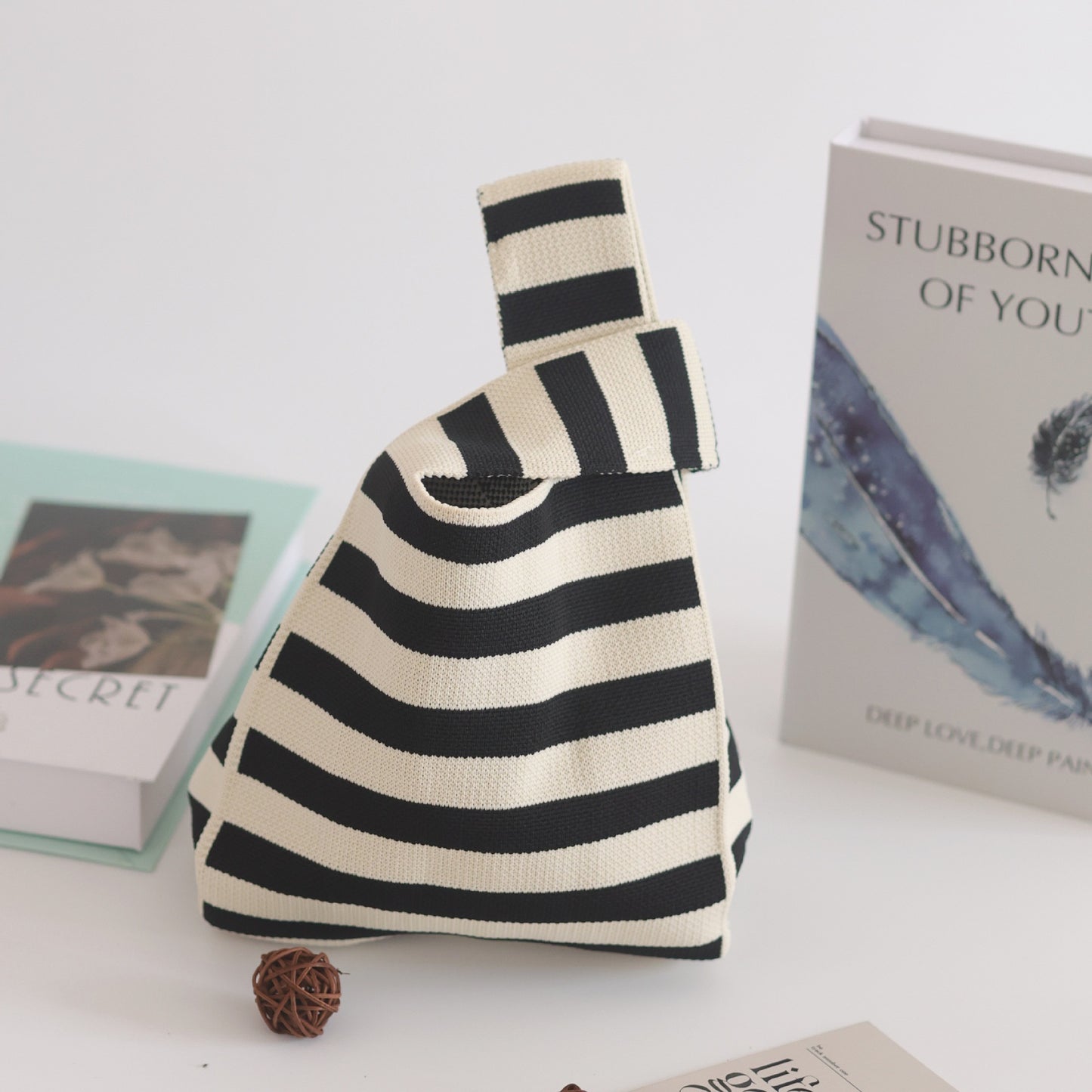 Unique Women's Knitted Woven Vest Simple Handbags