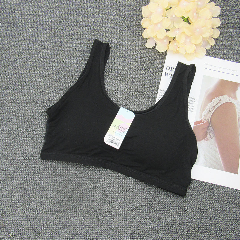 Women's Underwear Thin Junior School Vest Fixed Cup Bras