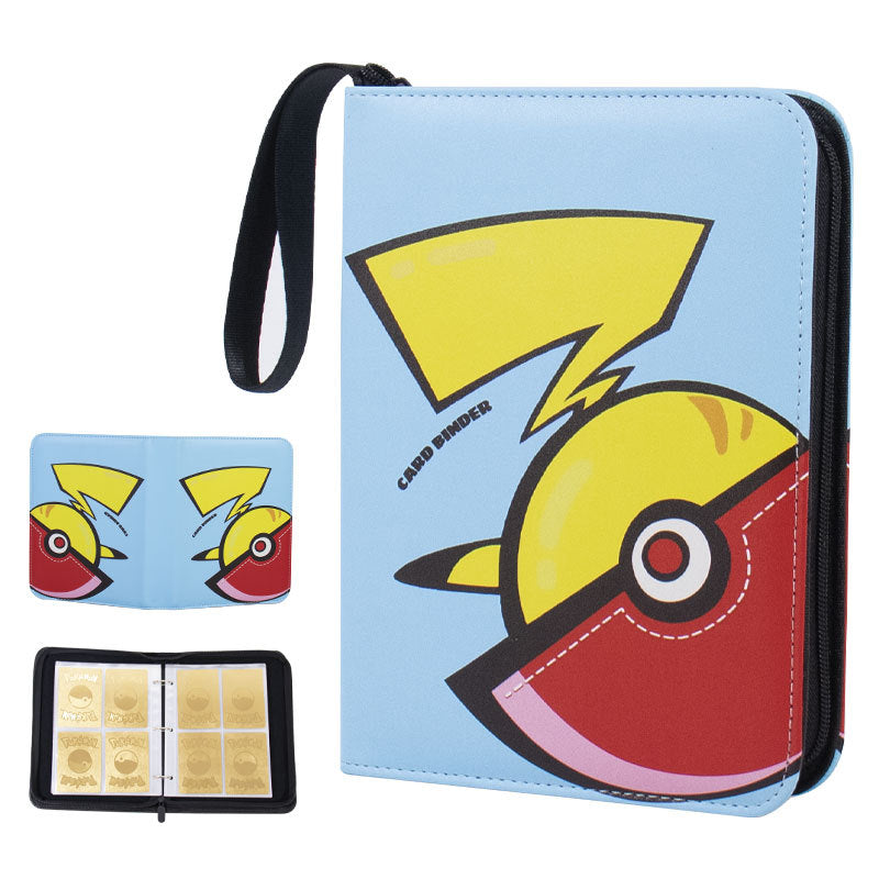Magic Binder Grid Game Cartoon Favorites Card Holder