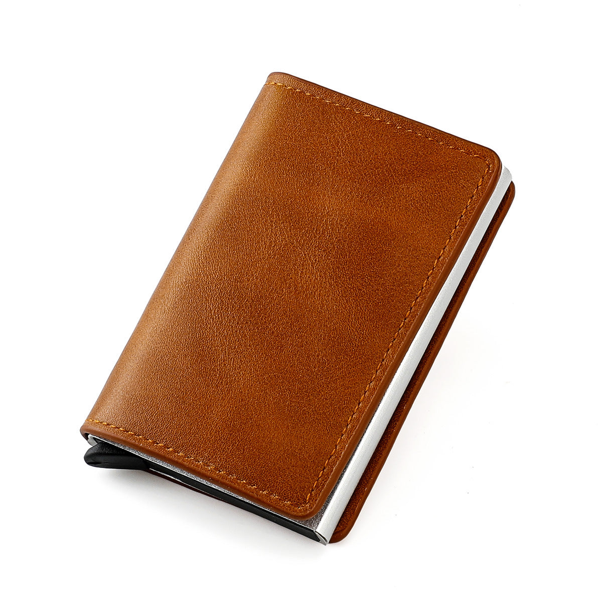 Men's Aluminum Alloy Credit Metal Cassette Business Card Holder