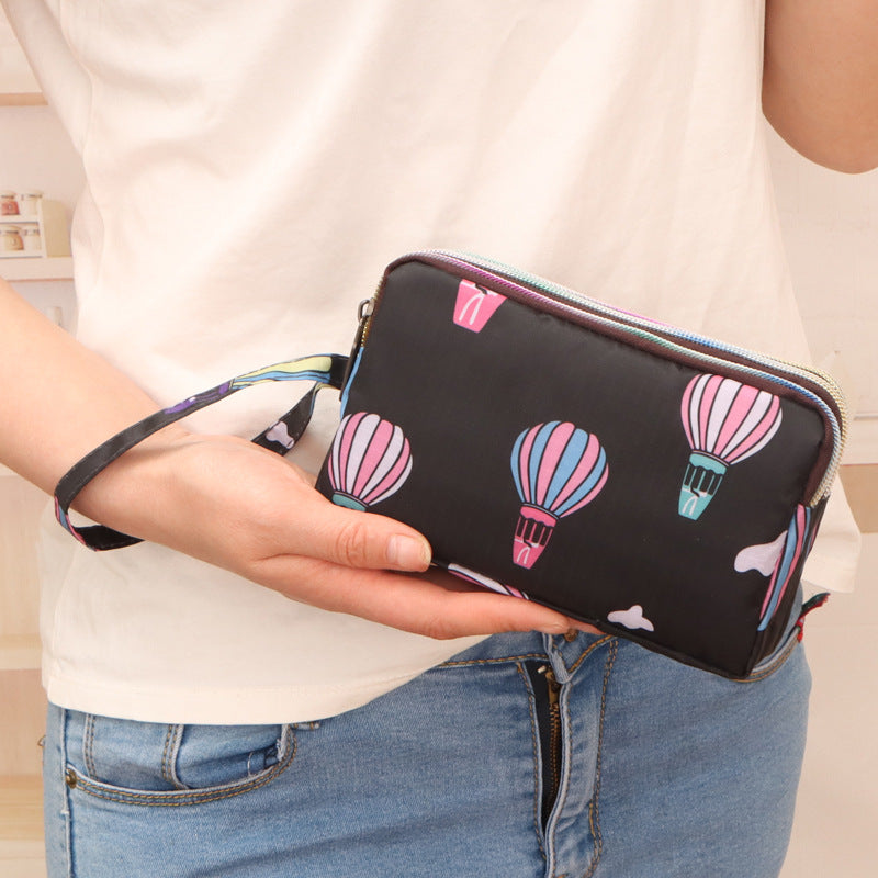 Women's Long Mobile Clutch Fabric Hand Coin Purses