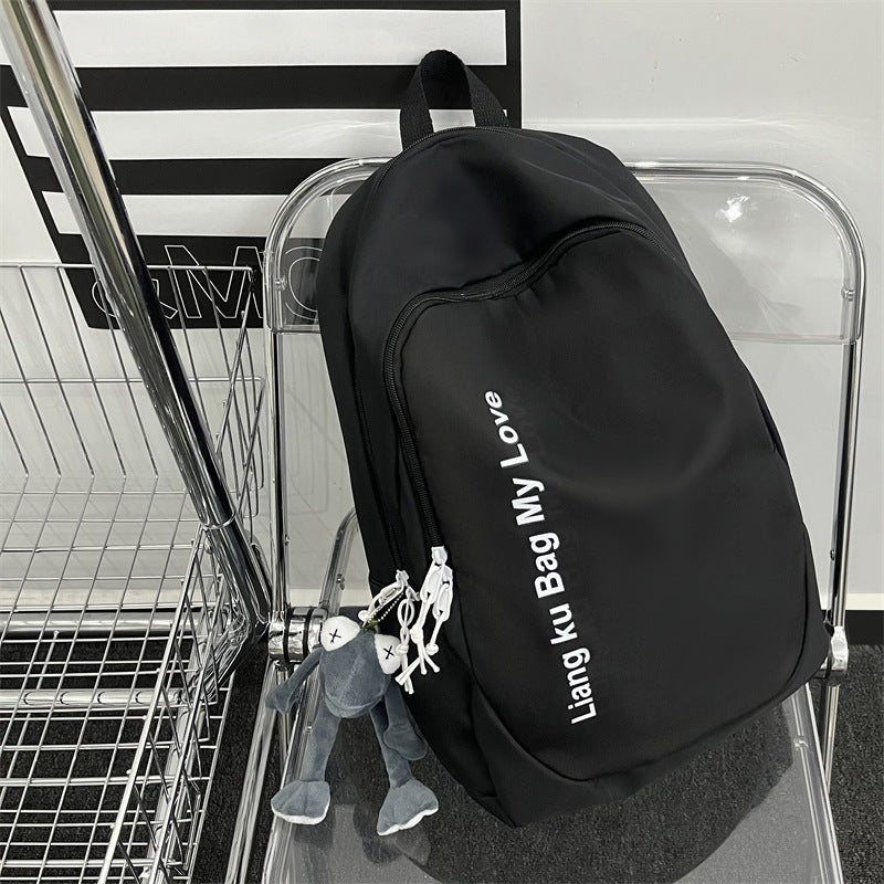 College Letter Large Capacity Fashion Trendy Backpacks