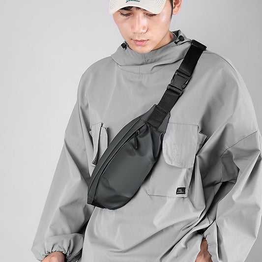Men's Trendy Cycling Simple Solid Color Bags