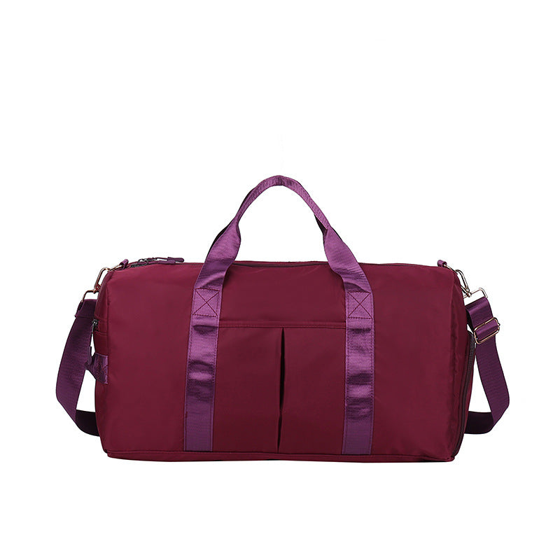 Women's Dry Separation Shoe Position Portable Large Travel Bags