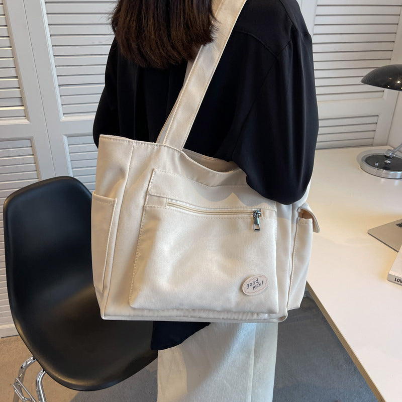 Class Commuter Large Capacity Woven Big Female Women's Shoulder Bag