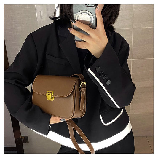 Elegant Slouchy Women's Fashion Retro Tofu Crossbody Bags