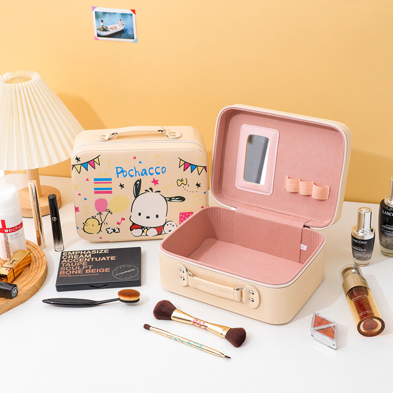 Hand Gift Suitcase Portable Makeup Storage Cosmetic Bags