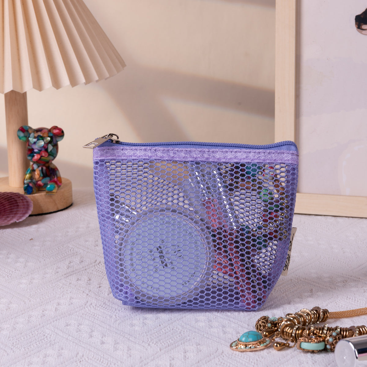 Charging Wired Headset Organizing Traveling Chargers Makeup Bag