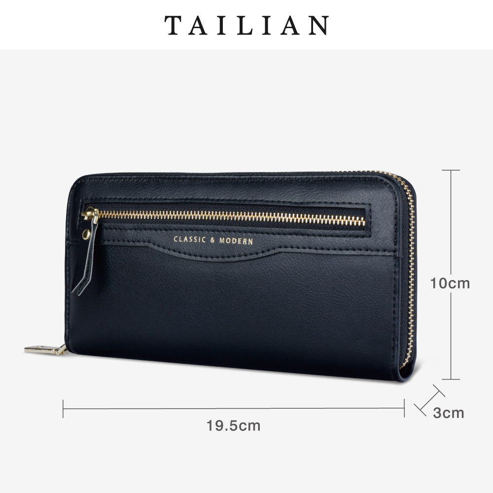 Creative Charming Women's Zipper Long Clutch Ladies Wallets
