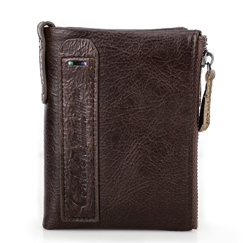 For Man Short Chic Crazy Horse Men's Wallets