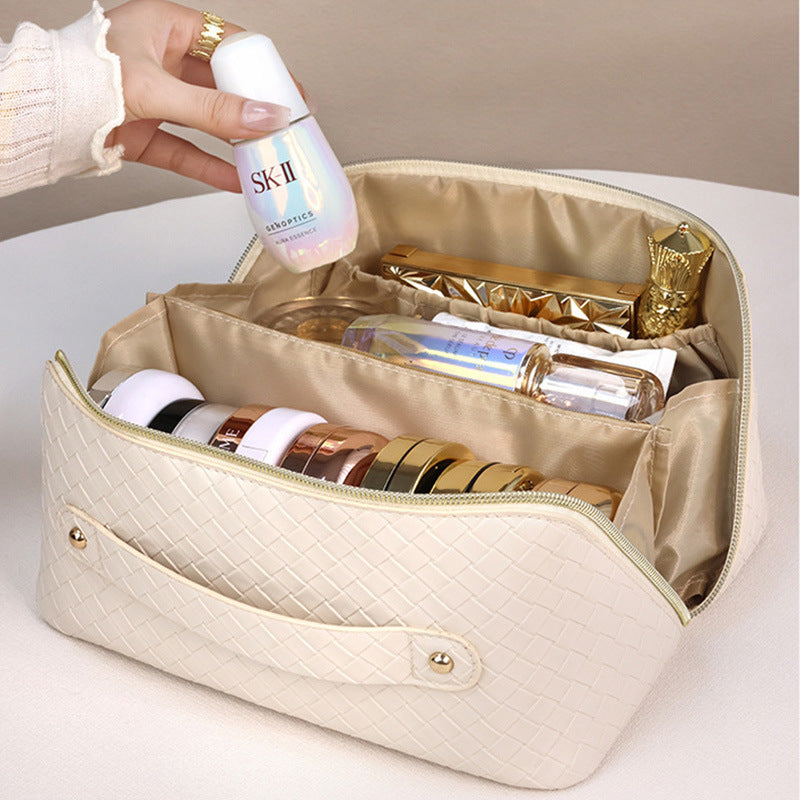 Multifunctional Chessboard Grid Pillow Large Capacity Waterproof Bags