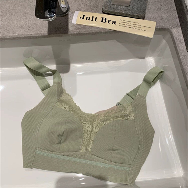 Women's Cup Lace Thin Big Chest Small Everyday Bras