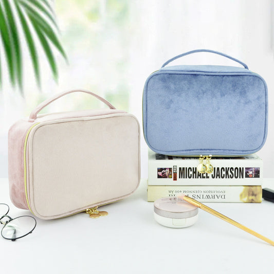 Veet Cloth Cover Niche Large Capacity Portable Cosmetic Bags