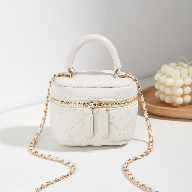 Women's Fashion Portable Mini Diamond Style Chain Crossbody Bags