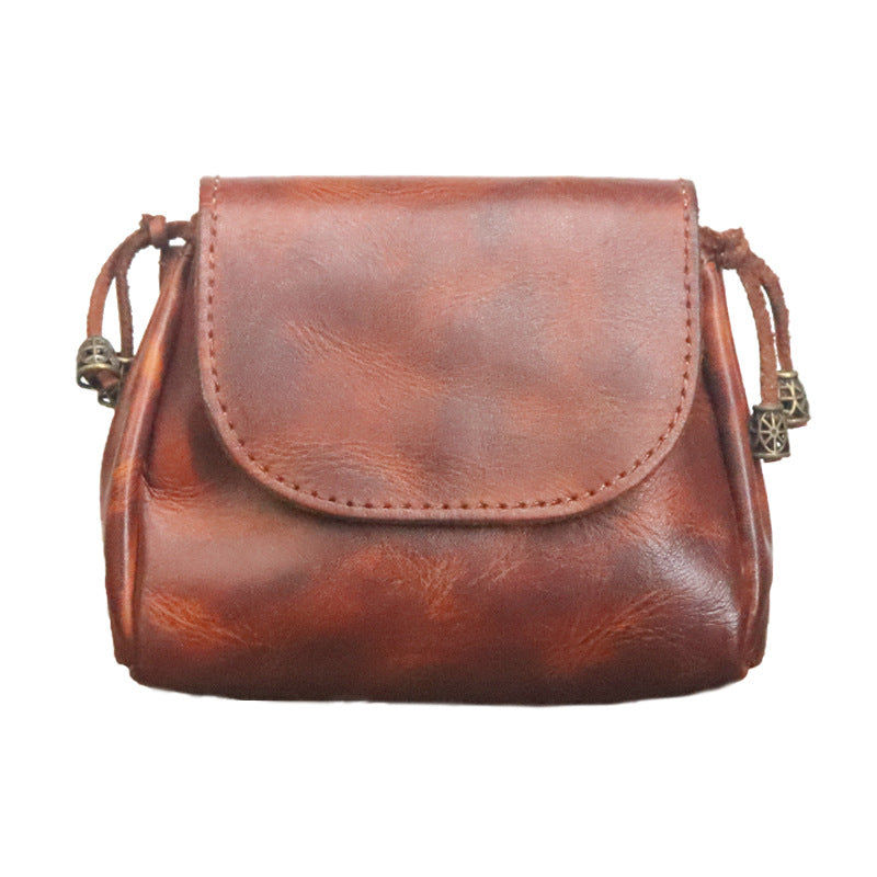 National Style First Layer Cowhide Leather Purses