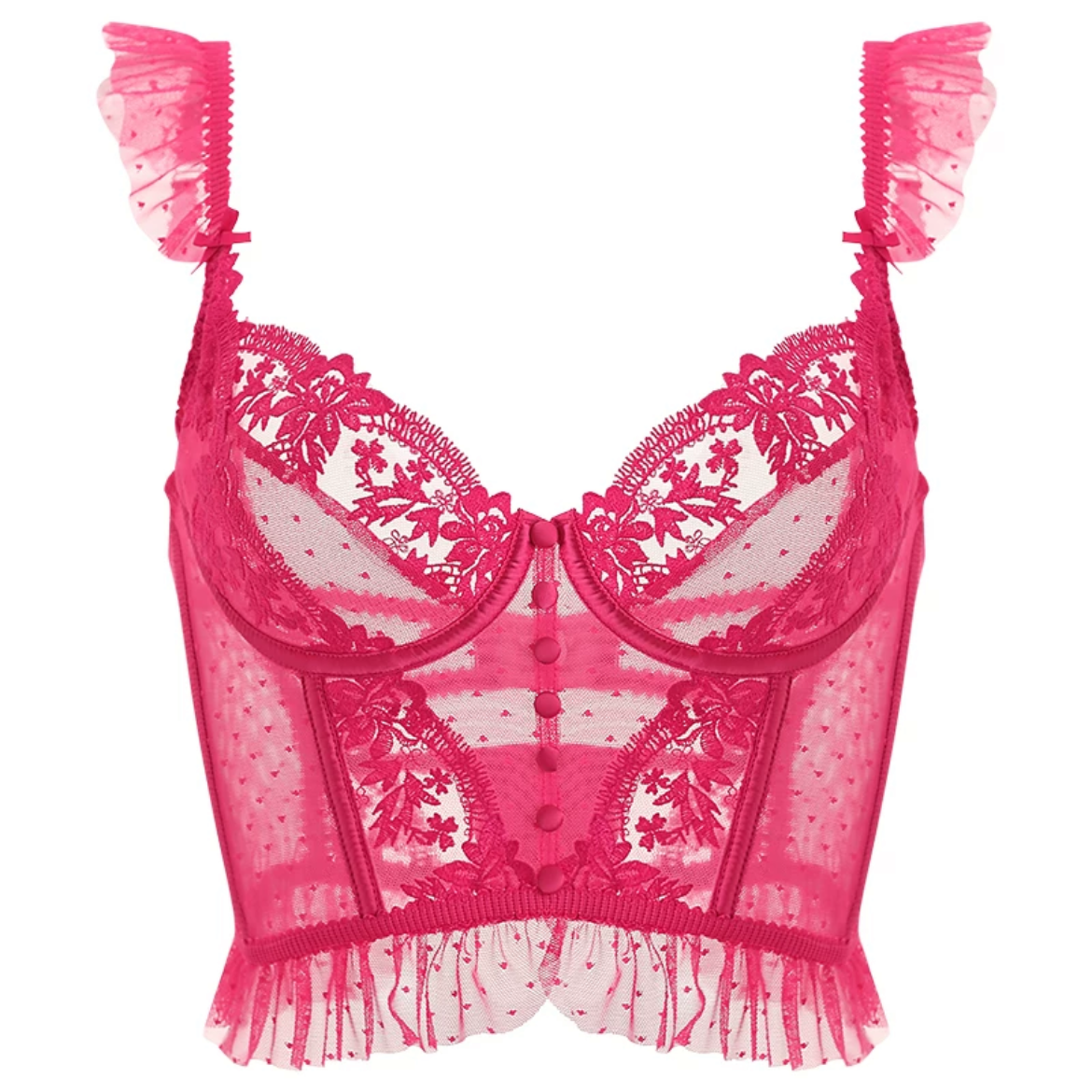Match Thin Lace Sexy French Strap Bras
