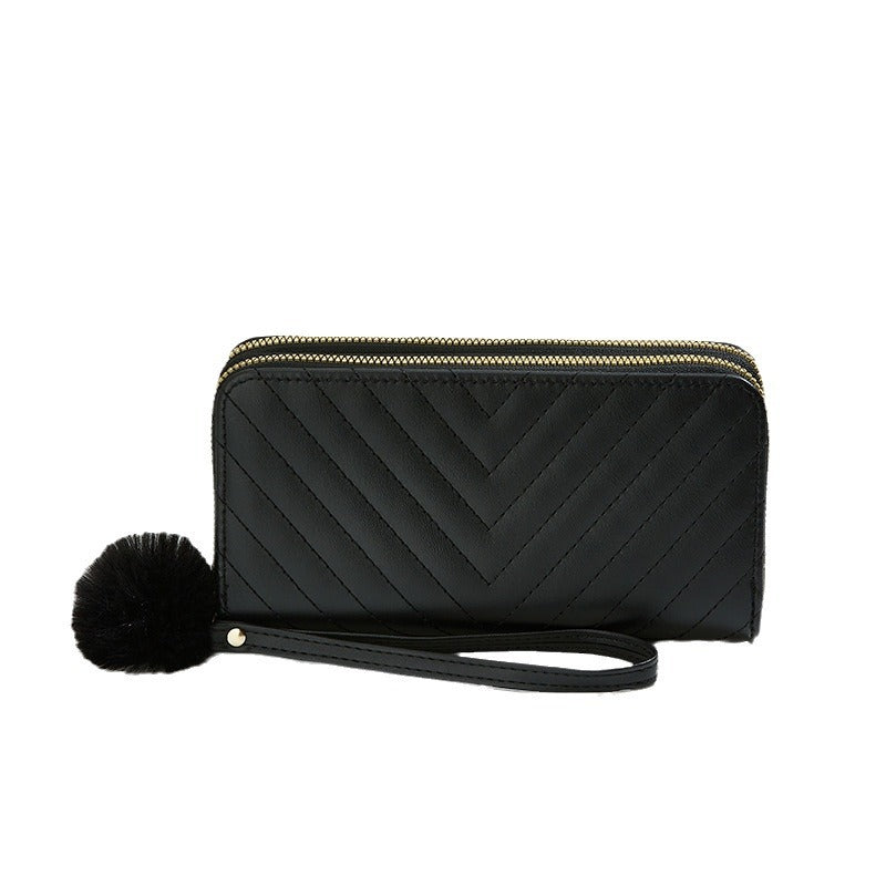 New Women's Stylish Good Texture Plush Ladies Wallet