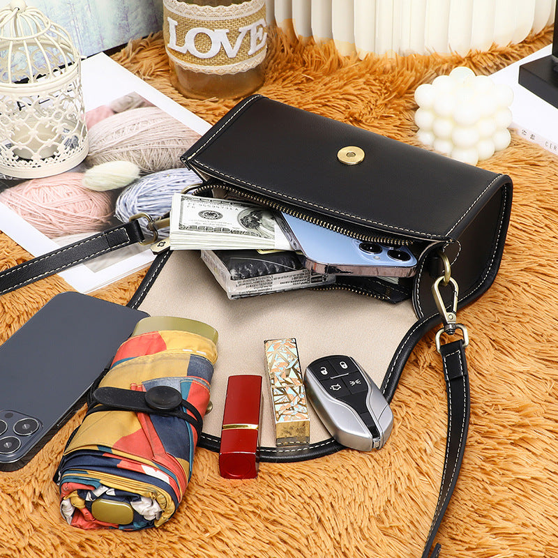 Slouchy Versatile New Women's Leather Underarm Bags