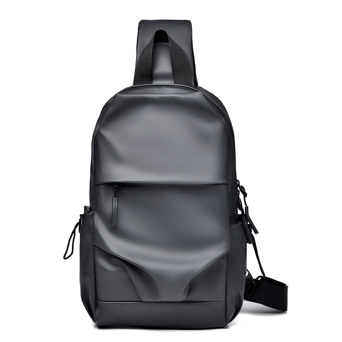 Men's Derm Urban Simple Black Trendy Men's Chest Bags