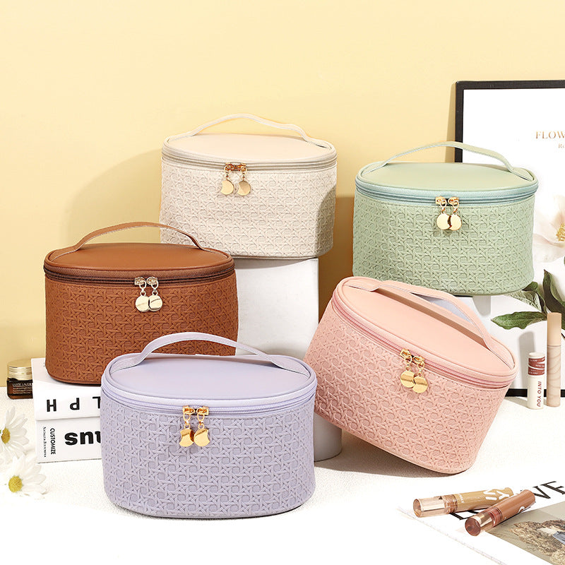 Women's Simple Portable High-grade Storage Waterproof Wash Makeup Bag