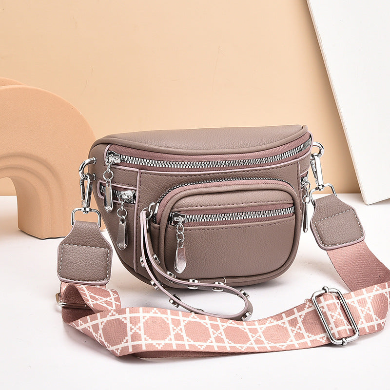 Women's Korean Simple Summer Di Xi Shoulder Bags