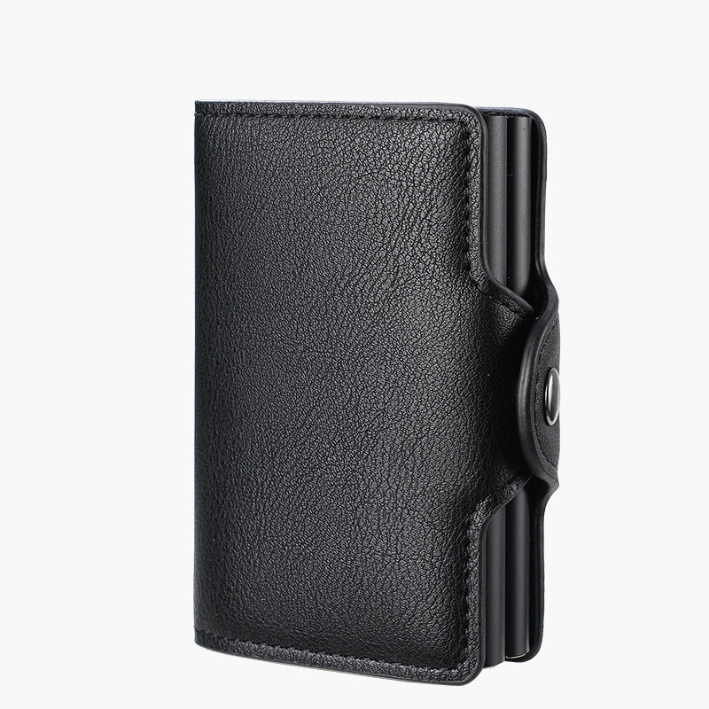 Slots Antimagnetic Man Pair Aluminum Box Men's Wallets