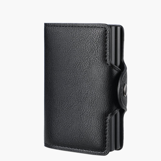 Slots Antimagnetic Man Pair Aluminum Box Men's Wallets