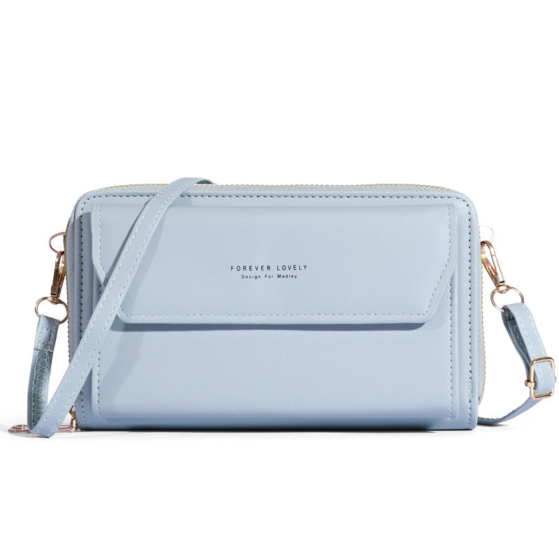 Women's Korean Large Capacity Mobile Long Clutch Phone Bags