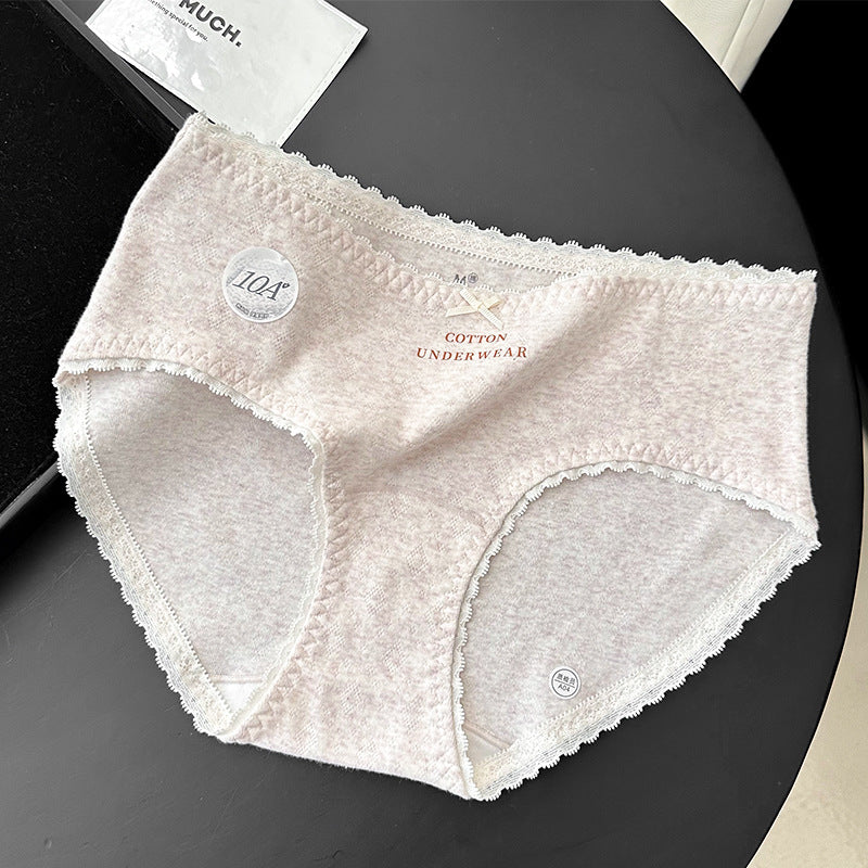 Women's Lengthened Crotch Underwear Pure Desire Lace Panties