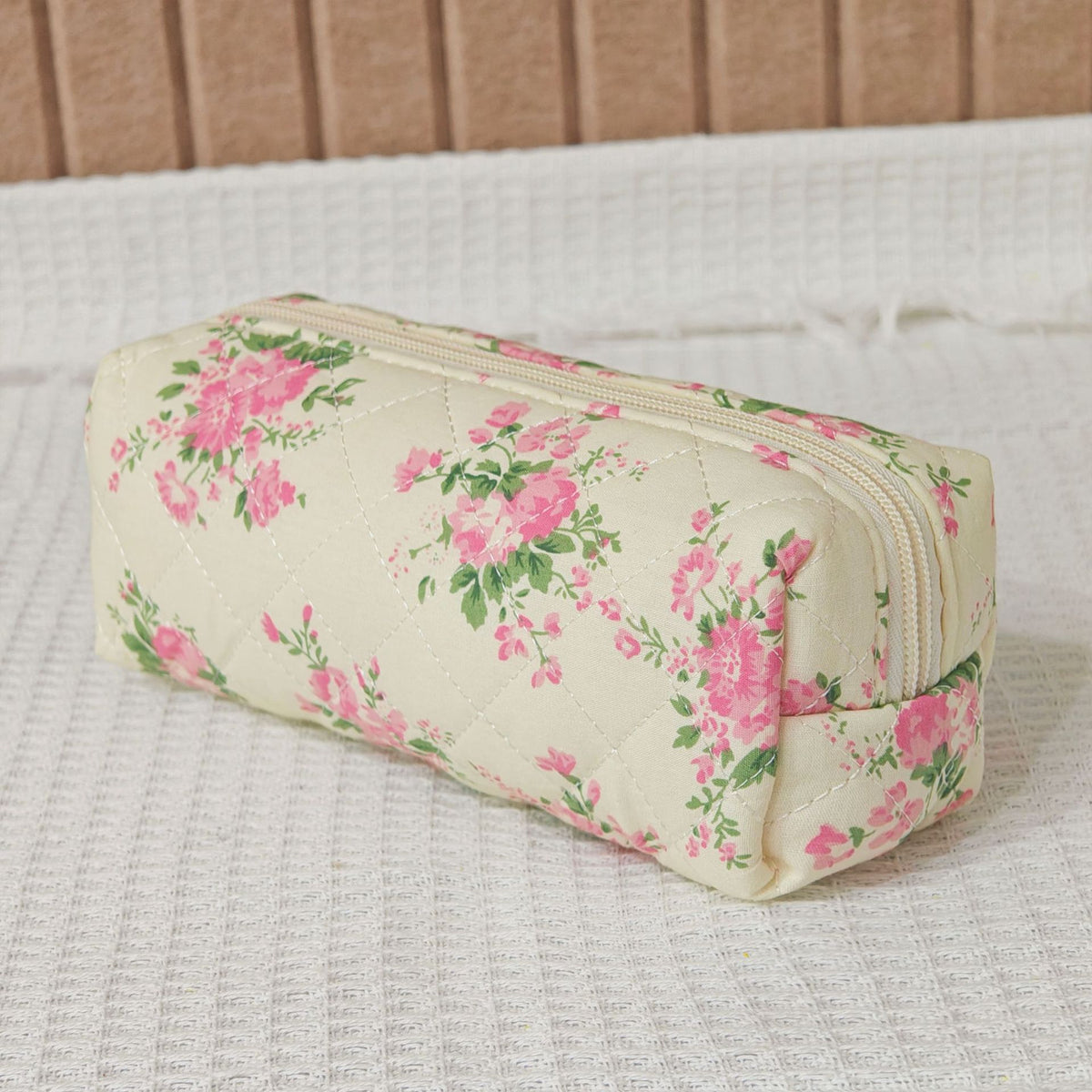 Wind Large Capacity Fabric Bow Printing Buggy Minority Simple Stationery Bags